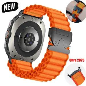 삼성 갤럭시 워치 울트라 2025 47mm용 나일론 스트랩 오프로드 스포츠 손목밴드 갤럭시 워치 울트라 7 47mm