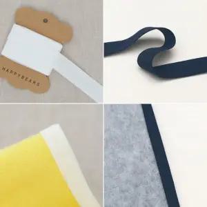 소잉데일리_바인딩 고무줄 접밴드 20mm 3종 티셔츠 수영복 조끼 등 의류 포켓 소매 등