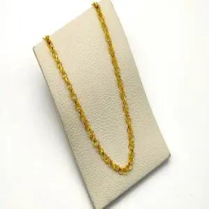 24K 순금 3돈 SS육각 목걸이(18K 연결고리 장식)