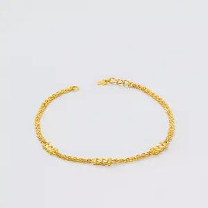 [베티블루] 995 999 24K 순금 트리플 트위스트 여성 여자 11.25g 금 팔찌