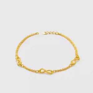 [베티블루] 995 999 24K 순금 트리플 뫼비우스 띠 여성 여자 11.25g 금 팔찌