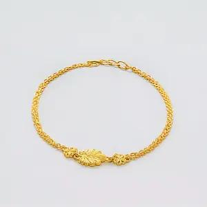 [베티블루] 995 999 24K 순금 플라워 날개 꽃 여성 여자 7.5g 금 팔찌
