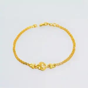 [베티블루] 995 999 24K 순금 플라워 물방울 꽃 여성 여자 7.5g 금 팔찌