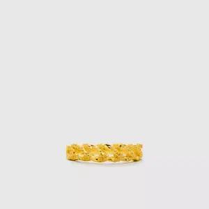 [베티블루] 995 999 24K 순금 컷팅 체인 여성 여자 11.25g 금 링 반지