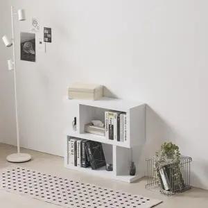 제이가구 브란스모듈 800 디자인 소형 2단 책장