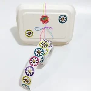 스티커 구디백 인기 500P 스마일 추천템 플라워 꽃 답례품 롤 선물포장 대용량