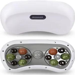 자동 복부 마사지기 전동 비안스톤 배 반죽 기구 3 기어 온도 및 속도 조절 12 자석 어시스트 딥 마사지 목