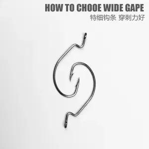 스토비투 소형 와이드갭 훅 전용 미니 낚시 루어 배스 다운샷 피네스 와이