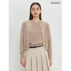 [ab.plus/신상] 라운드 반팔 니트 가디건 세트 (LSZ4MY38A)