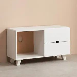 선반형 거실수납장 소형서랍장