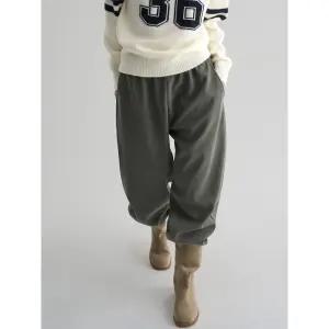 [에잇세컨즈] 코듀로이 밴딩 팬츠 - 카키 (356121SMAH)