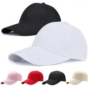 무지볼캡 깊은 머리작아보이는모자 무지 민무늬 대두모자 큰 야구 마라톤 남자 여자 캡