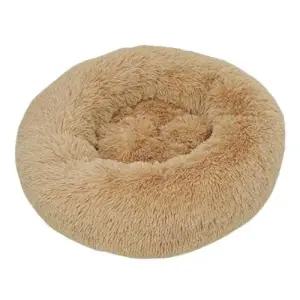 강아지 원형 털쿠션 브라운 특대형 1P 고양이 방석 WF806A5