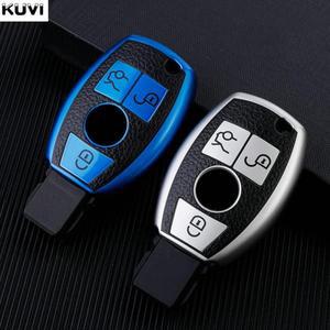 가죽 TPU 자동차 원격 키 케이스 커버 포브, 메르세데스 벤츠 A C E S G 클래스 GLA CLA GLK GLC CLS W204