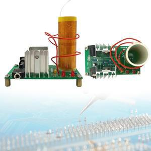 테슬라 호환 코일 키트 DIY 미니 소형 호환 음악 스피커 보드 아크 실험 고온 고압 플라즈마 15W DC 15-24V