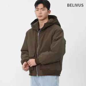 빌리버스 남성 겨울 울혼방 패딩점퍼 BYHT016