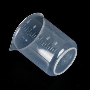 1pcs 플라스틱 비커 실험 화학 베이킹 측정 컵 용 스케일이있는