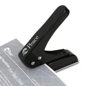 힘절약 사무용 평화 종이 서류 일공 제본 구멍 ?는 1구 펀치 기계 펀칭기 펀치기 홀 타공기 타공 셀프 펀