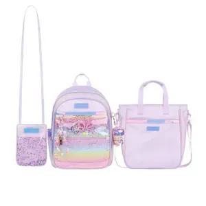 프렌치캣 L/VL 투명포켓 책가방보조가방셋트(Q61DG2031,2041) 322892