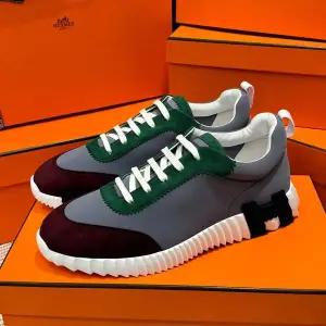 [에르메스]남성에르메스 바운싱 스니커즈테크니컬 고트스킨 스카이블루 멀티컬러