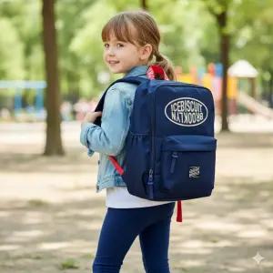 icebiscuit 아이스비스킷 시그니처심볼로고스퀘어백팩IB55BG638