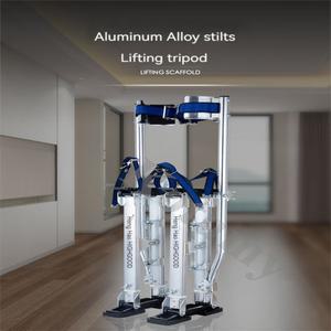 건식 벽체 스틸트 전문 알루미늄 석고 사다리 조절 가능한 페인트 도구 가정용 모바일