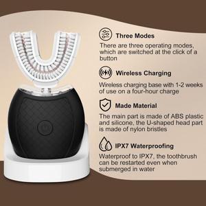 스마트 전동 칫솔 360도 U자형 최신 나일론