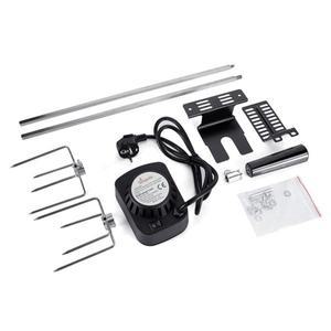 바베큐 그릴 모터 고기 포크 세트 회전 자동 로티세리 침 막대 캠핑 가정용 요리