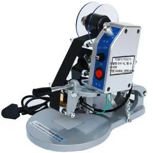 수동 날인기 디-8 인자기 도장 찍는기계 먹테이프 인쇄