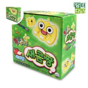 (제스트)35g 새콤짱 사과맛 과일 사무실 아이들간식 젤리