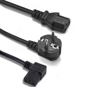 C13 EU 전원 케이블 1.2/1.5/2/3m 유로 유형 E/F Schuko 플러그 전원 연장 코드 삼성 HP PC 컴퓨터 모니터 프린터 TV
