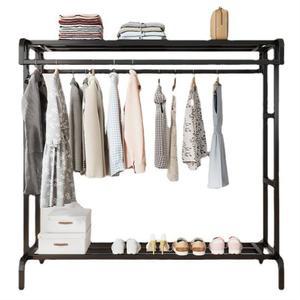 이동식 철제행거 선반 미드센츄리 수납 튼튼한 거치대 행거 철제