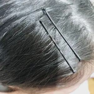 헤어 스타일링 실핀 50P 업스타일 헤어핀 미용핀-WFHZC1R