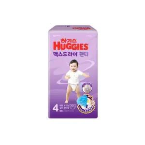 하기스 맥스드라이 팬티 남아용 9kg 13kg 4단계 대형 52매 1팩