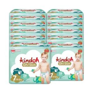 킨도 오슬림 팬티형 7단계 공용 26매 x 12팩 312매
