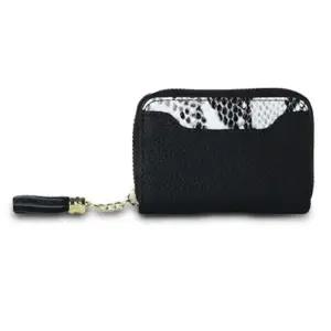 카드지갑 컬러 미니 가죽 지퍼 선물 케이스 블랙 가죽카드지갑 심플가죽지갑