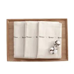 베이비앙 국내산 무형광 국제 GOTS 인증 100% 오가닉 유기농 365 거즈 사각 천기저귀 대형 5장 4면 봉제