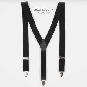 멜빵 블랙 서스팬더 와이셔츠 남자허리띠 남자벨