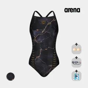 아레나 여성수영복 지오볼트 여성 선수 원피스 드롭백 A6SL1CO10