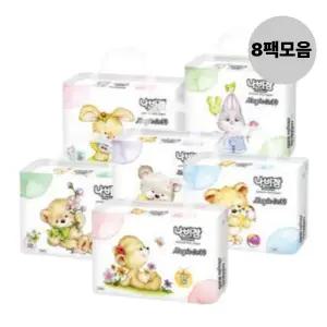 나비잠 기저귀 밴드형 아기용품 신생아 매직소프트 8팩 MNS