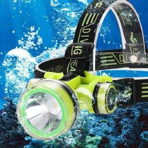 60000LM 슈퍼 강력한 LED 다이빙 헤드 램프 C타입 충전식 장착형 손전등 라이트 전문