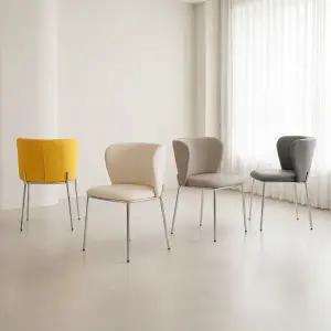 크로바 체어 안락 쿠션 카페 인테리어 주방 식탁 거실 커피숍 매장 업소 간이 등받이 의자