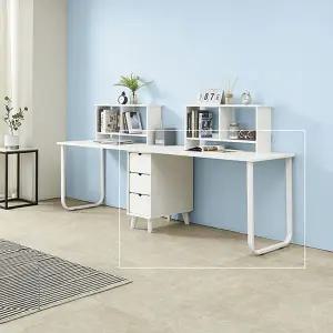 넓이 1000 튼튼 철제다리 품은 책상  (서랍장포함) BJ5265R (착불)