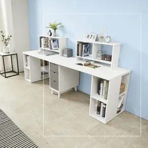 책상과 수납을 한번에 해결 1200 책상+서랍+책장+수납세트 BJ5270R (착불)