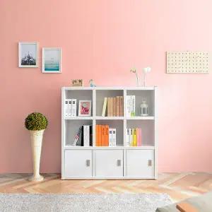 조이 1200 3단 낮은 하부도어형 책장 교구장 BJ5340R (착불)