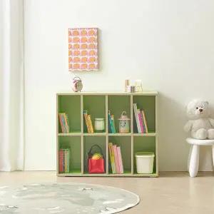 구르미 유아동 800 2단 수납책장 장난감정리대 BJ5708R (착불)