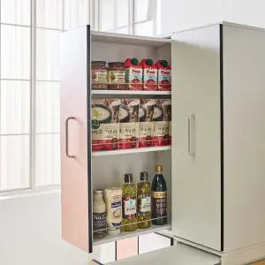 (수도권무료) 엘리사V 틈새 슬림200높은 슬라이딩 수납장 BJM255