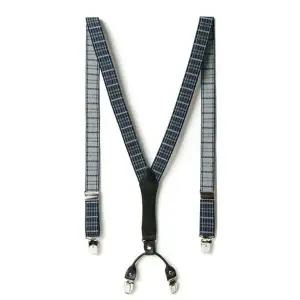 체크서스펜더 직장인 회사원 오피스룩 멜빵 체크멜빵-WFI39X4