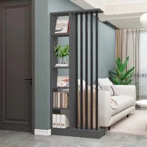 간살 파티션 스크린 그레이/블랙 칸막이 80cm 가벽 입구 거실 현관 폭