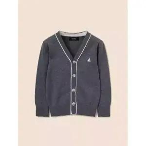 빈폴 키즈 면 브이넥 카디건 애쉬 (BI515AUE14)